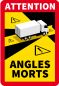 Preview: LKW-Schild Toter Winkel "Angles Morts" Frankreich